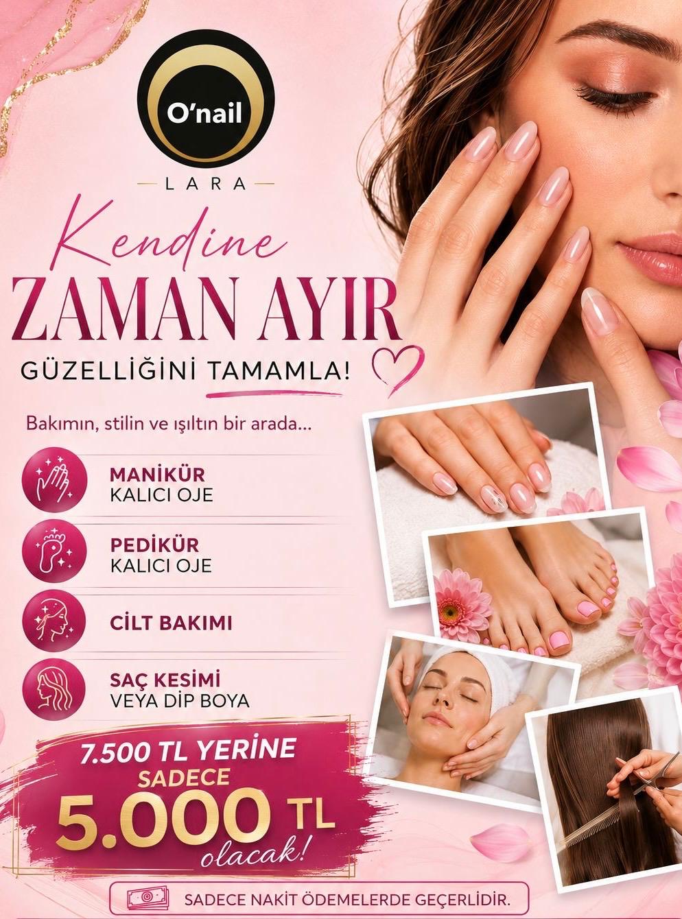 O'Nail Beauty Salon özel kampanya